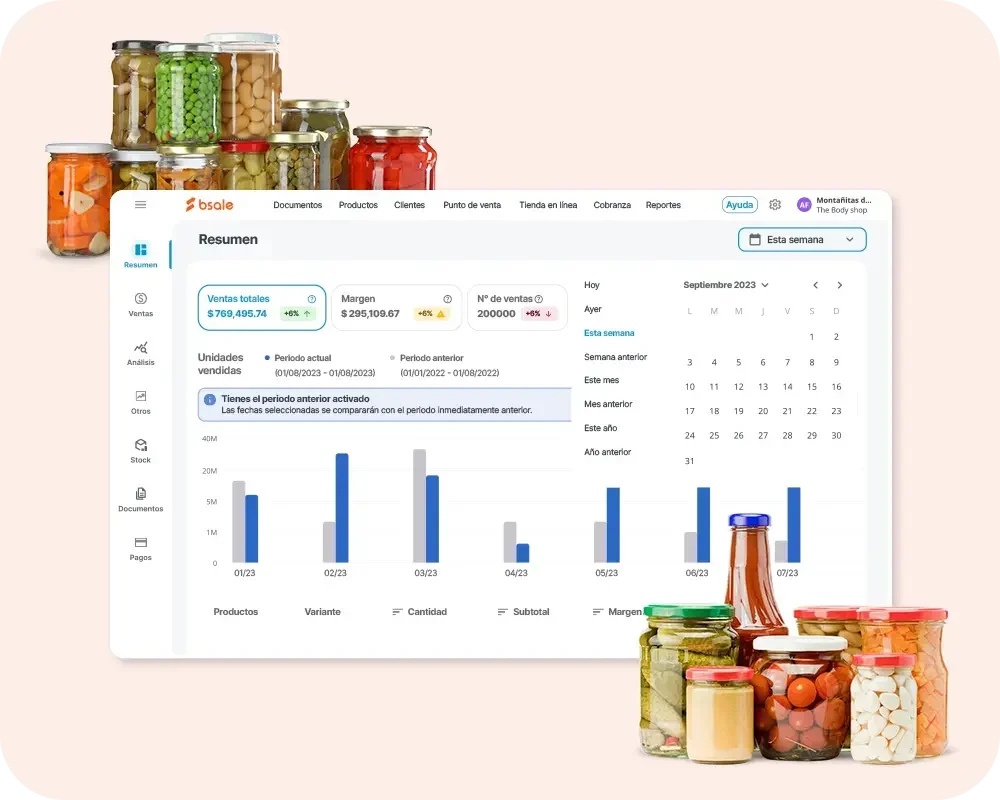 Reportes de ventas e inventario en Bsale: identifica productos más vendidos y analiza rotación de stock
