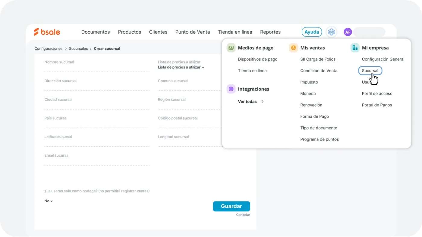 Gestiona tus sucursales desde un solo sistema con Bsale