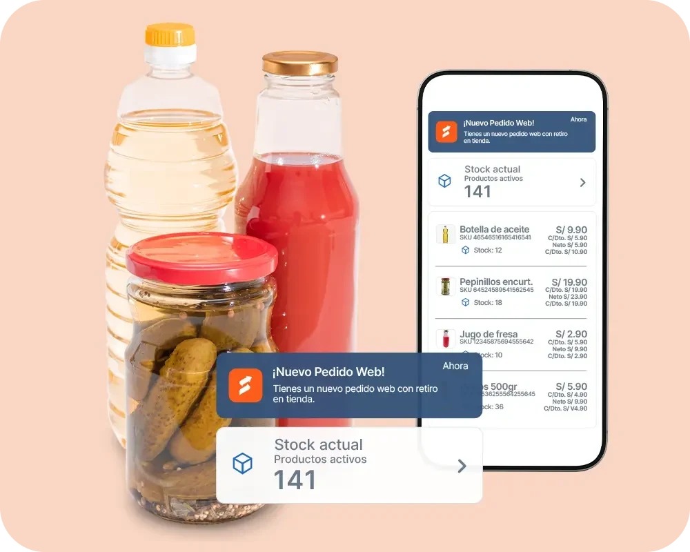 Tienda en línea de Bsale: ecommerce 24/7, gestión de envíos y seguimiento de carritos abandonados