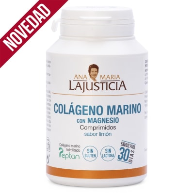 COLÁGENO MARINO CON MAGNESIO Sabor limón (180 comp.)