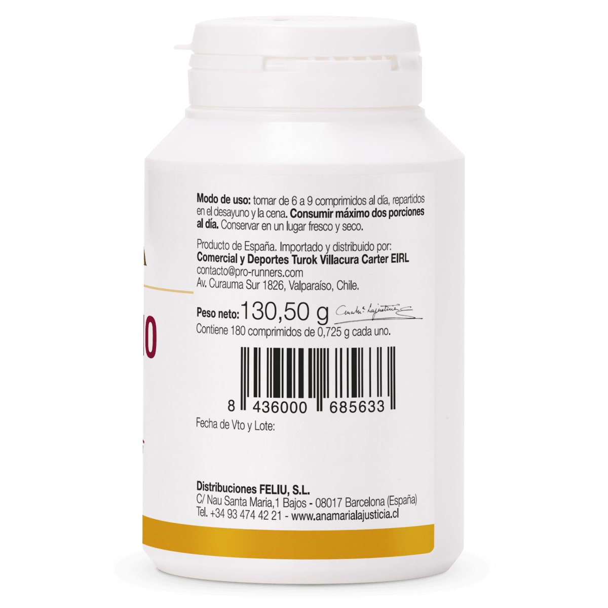 COLAGENO CON MAGNESIO (180 comp.)2