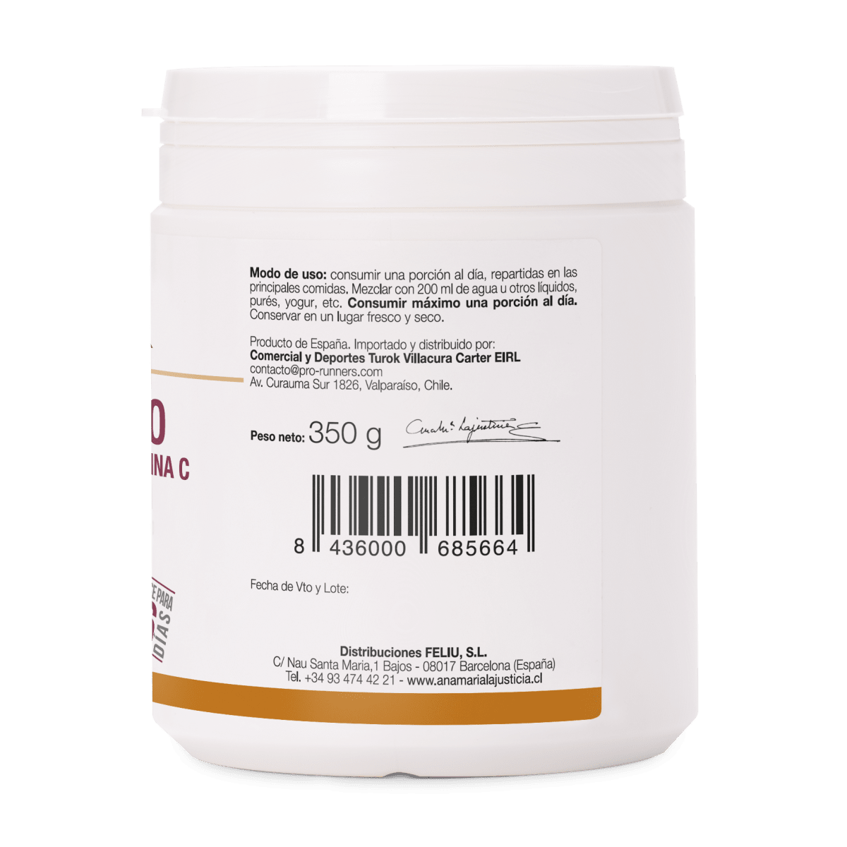 COLÁGENO CON MAGNESIO Y VITAMINA C 350g | 46 días3