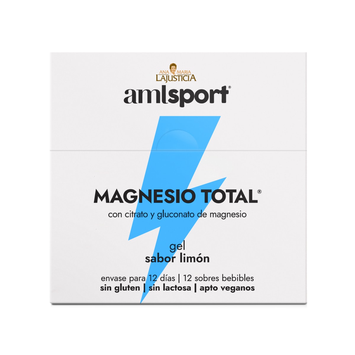 MAGNESIO TOTAL GEL Sabor limón (12 sobres de 20ml) amlsport1