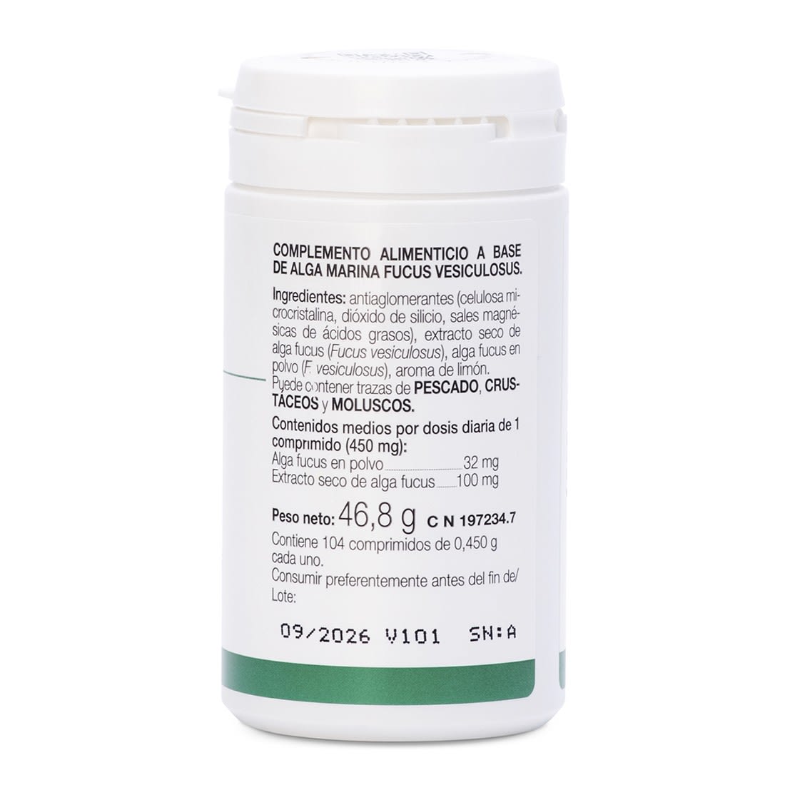 ALGAS Sabor limón (104 comp.)2