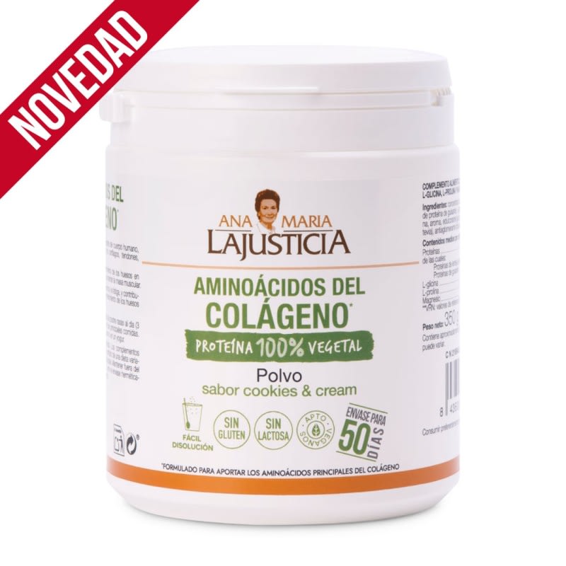 AMINOÁCIDOS DEL COLÁGENO (350 gramos) - Polvo. Sabor cookies and cream 1