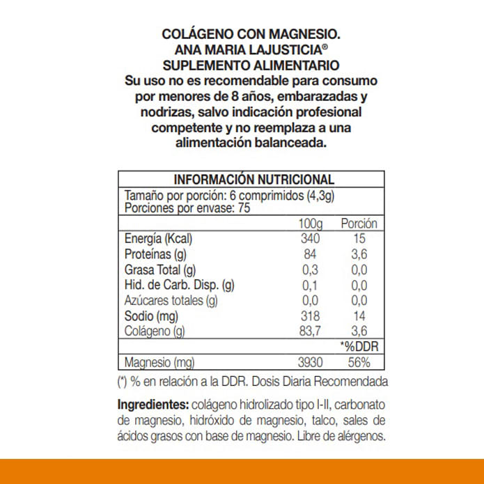 COLÁGENO CON MAGNESIO (450 comp.) – Formato familiar5