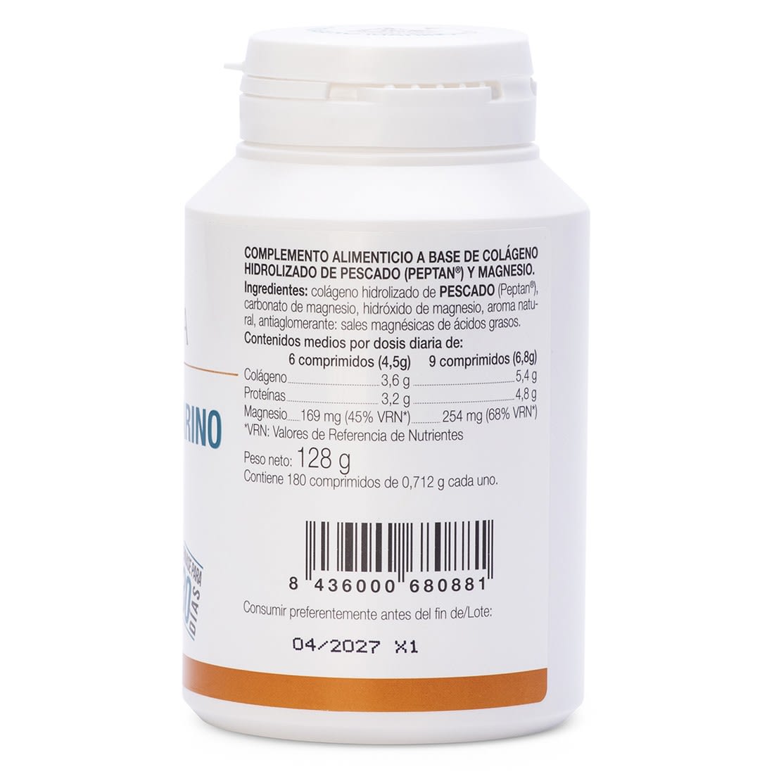 COLÁGENO MARINO CON MAGNESIO Sabor limón (180 comp.)3