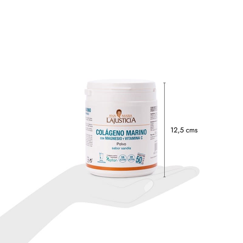 COLÁGENO MARINO CON MAGNESIO Y VITAMINA C Sabor sandía (350 gr) - Polvo5