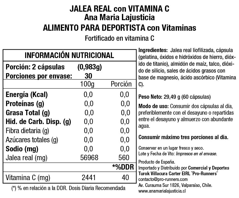 JALEA REAL CON VITAMINA C (60 cap.)4