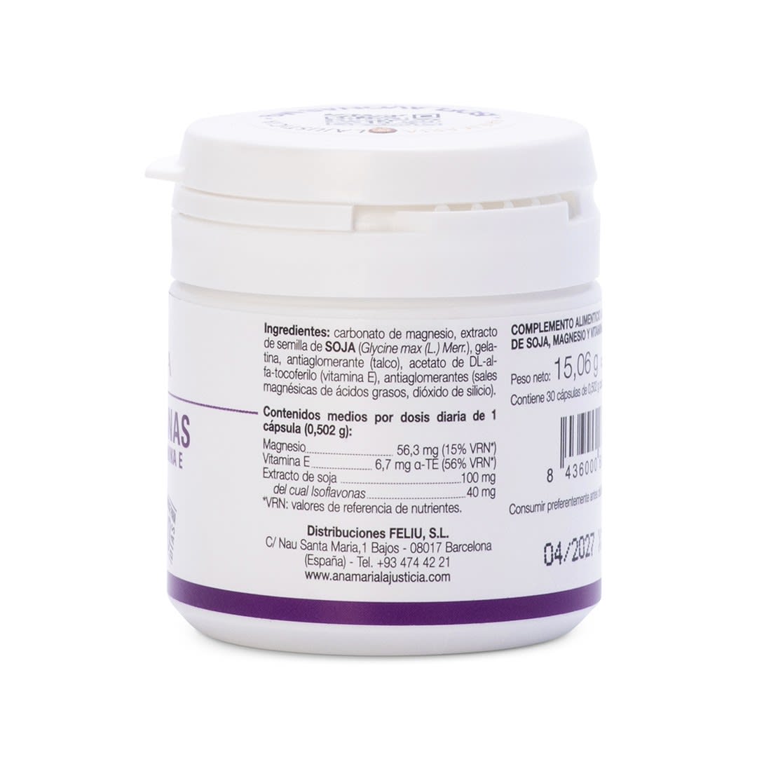 ISOFLAVONAS CON MAGNESIO + VIT.E (30 cap.)2