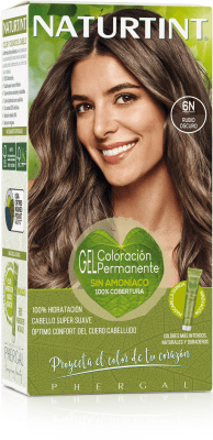 6N Rubio Oscuro - Tintura Permanente, Natural, Sin Amoníaco