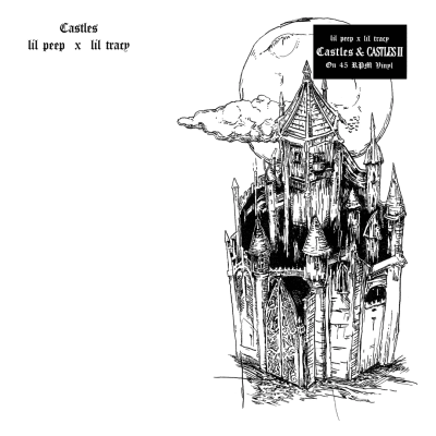 Lil Peep, Lil Tracy - Castles I / Castles II [LP] (Red With Yellow & White With Black Splatter)