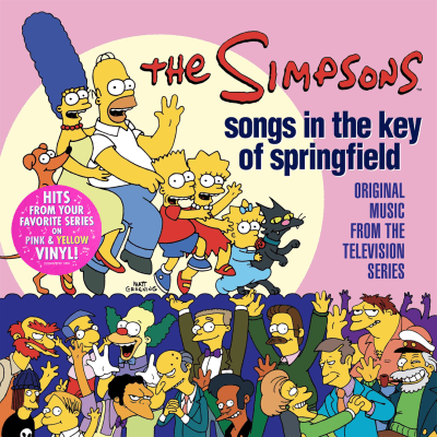 The Simpsons - Songs in the Key of Springfield (OST) [2LP] (Pink And Yellow Vinyl)