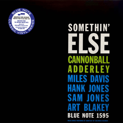 Cannonball Adderley - Somethin' Else [LP] (Blue Note Tone Poet Series)1