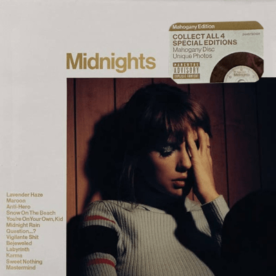 Taylor Swift - Midnights [CD] (Mahogany Edition)1