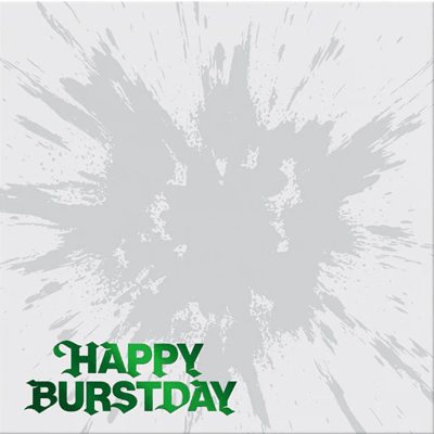 Seventeen - Happy Burstday [LP] (Black Splatter on Evergreen Vinyl)1