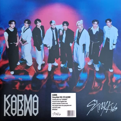 Stray Kids - KARMA [LP] (Clear Sapphire Vinyl)1