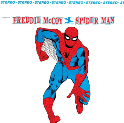 Freddie McCoy - Spider Man [LP] (Clear with Red & Blue 'Spidey' Swirl Vinyl)1