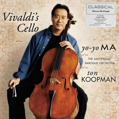 Yo-Yo Ma, The Amsterdam Baroque Orchestra, Ton Koopman - Vivaldi's Cello [2LP] (Transparent Vinyl, Music On Vinyl)