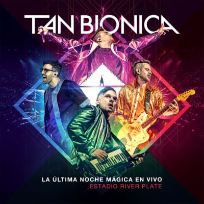 Tan Bionica - La Ultima Noche Magica En Vivo - River Plate [2LP] (Clear Vinyl)