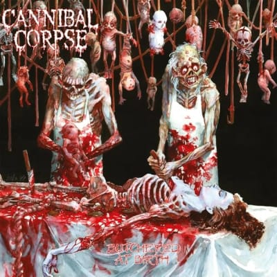 Cannibal Corpse - Butchered At Birth [LP] (Red With Black Smoke Vinyl)