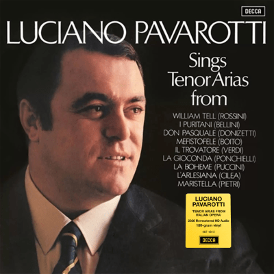 Luciano Pavarotti - Tenor Arias From Italian Opera [LP]1