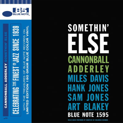 Cannonball Adderley - Somethin' Else [LP] (Blue Vinyl)1