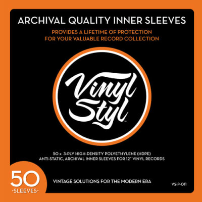 Vinyl Styl - Archival Quality 12 Inner Record Sleeves (50)