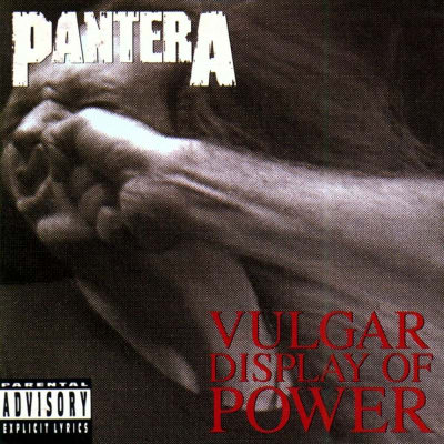 PANTERA - VULGAR DISPLAY OF POWER (MARBLED BLACK/GREY VINYL) (I)1