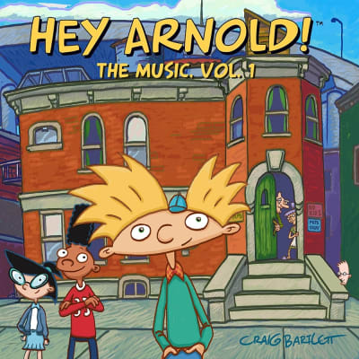 Jim Lang - Hey Arnold! The Music Vol.1 (Soundtrack) [LP] (Clear with Red, Blue, White, Bone & Pink1
