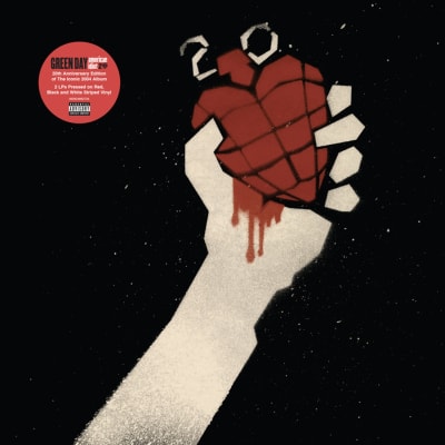 Green Day - American Idiot [2LP] (Red & Black Splatter Vinyl, 20th Anniversary)1