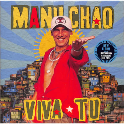 Manu Chao - Viva Tu [LP] (Blue Crystal Clear Color Vinyl, limited)1