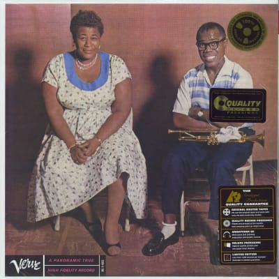 Ella Fitzgerald and Louis Armstrong - Ella and Louis [2LP] (Audiophile Vinyl, HeavyWeight, Mono, 45RPM)1
