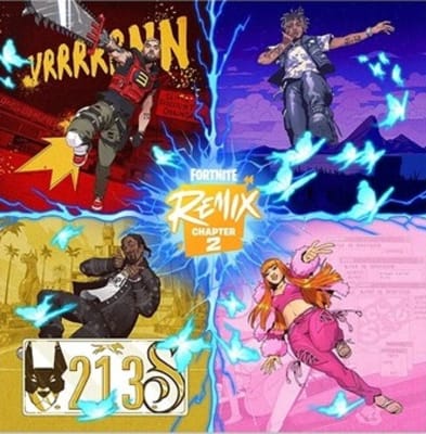 Various Artists - Fortnite Remix Chapter 2 [LP] (Blue Vinyl, Limited, Indie-Retail Exc)1