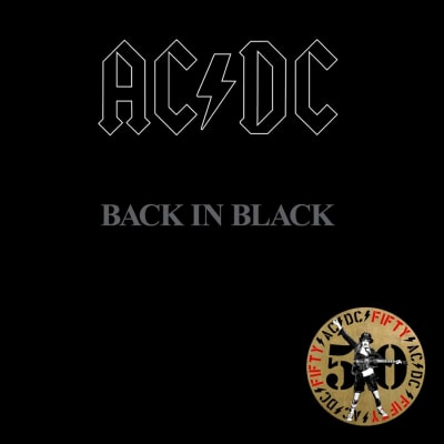 AC/DC - Back In Black [LP] (Black/White Blend Vinyl)1