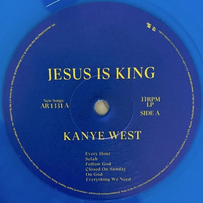 Kanye West - Jesus Is King [LP] (Blue Vinyl)1