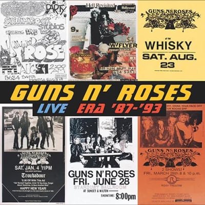 Guns N' Roses - Live Era '87-'93 [Box Set, 4LP] (HeavyWeight, Deluxe Edition, Revamped Artwork)