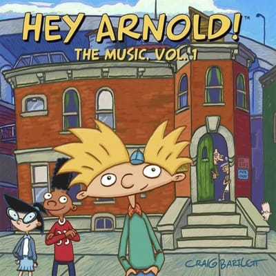 Jim Lang - Hey Arnold! The Music Vol. 1 (OST) [LP] (Clear With Yellow & Blue Splatter)