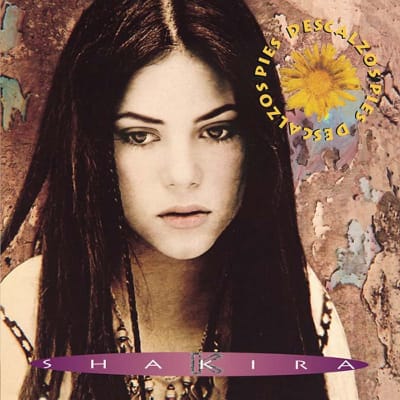Shakira - Pies Descalzos [LP] (Yellow with Red Swirl Marble Vinyl, 30th Anniversary)