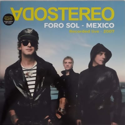 Soda Stereo - Foro Sol - Mexico [LP] (Yellow Vinyl, Bootleg)1
