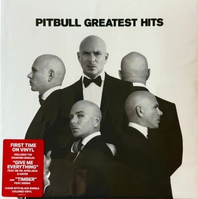 Pitbull - Greatest Hits [LP] (Clear & Black Swirl Vinyl)