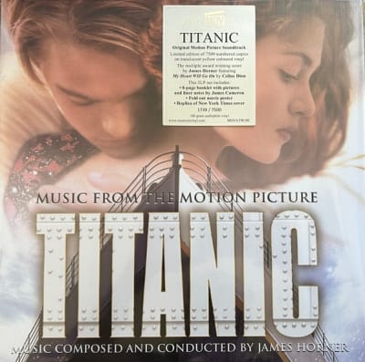 James Horner, Celine Dion - Titanic (OST) [2LP] (Transparent Yellow)1