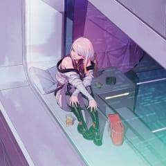 Akira Yamaoka - Cyberpunk: Edgerunners [LP] (Marbled Purple 180 Gram Vinyl, holgraphic OBI, import)