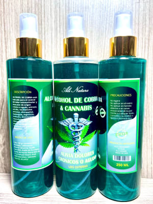 Alcohol Cobra y Cannabis 250ML Ali Natura1