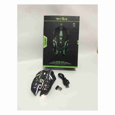 Mouse Gamer Optico Inalambrico 6 Botones Weibo Wb-9114