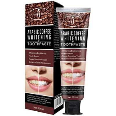 Aichun Beauty Blanquea La Dasta de Dientes para Eliminar Eficazmente la Placa Café3
