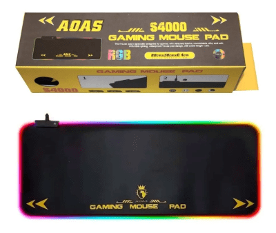 Mouse Pad Gamer Rgb Led Antideslizante S4000
