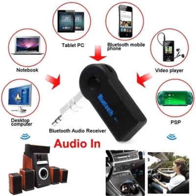 Receptor De Audio Bluetooth Para Auto Car Wireless