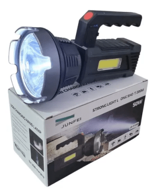 Linterna Led Largo Alcance Recargable Usb 500mts JF-T1003