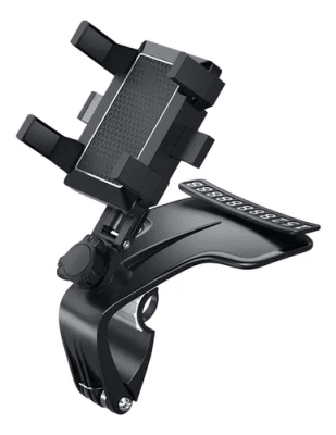 Soporte para teléfono para el salpicadero del coche 360 grados, para retrovisor o visera de coches.